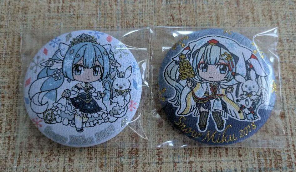 雪ミク　缶バッジ　2018 グッズ - SNOW MIKU 2018｜雪ミク（初音ミク）が北海道を応援！