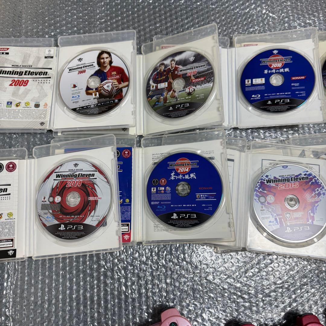 ウイニングイレブン12本＋コントローラー7個 PS3版なら7人プレイPlayStation3