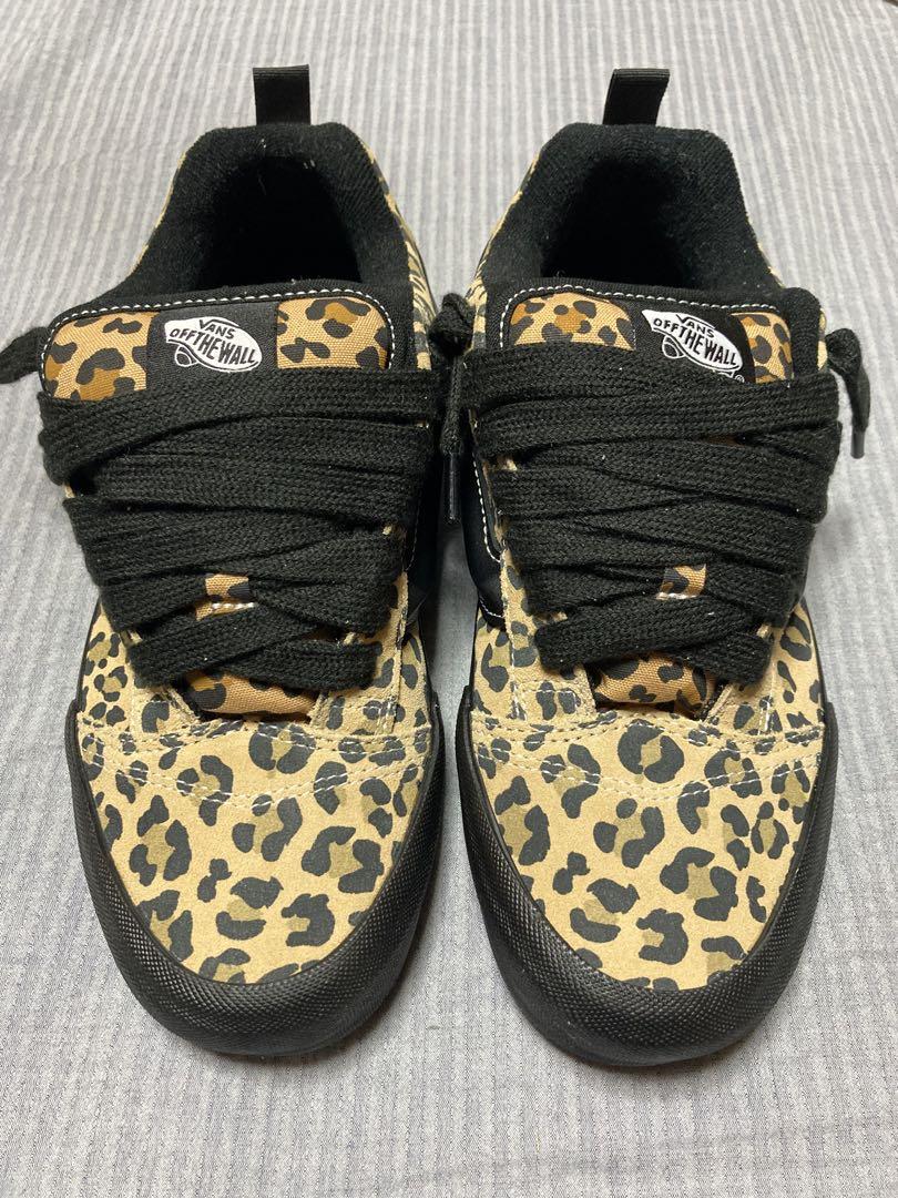Vans　Knu Skool　Leopard Black