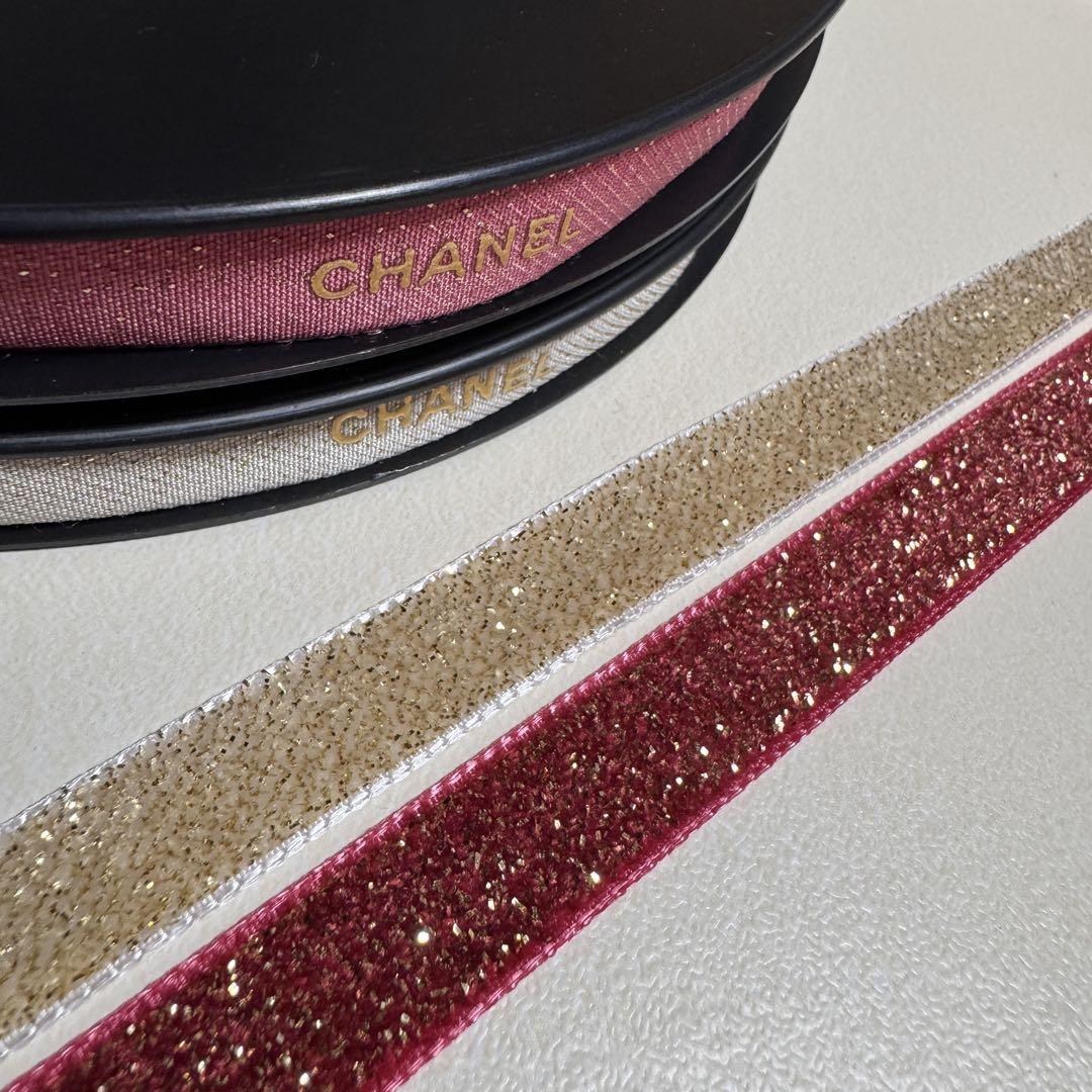 CHANEL】合計2m/シャネルリボン୨୧⋆*2019年クリスマス限定2