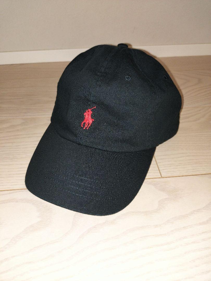 POLO RALPH LAUREN 黒　キャップ 馬刺繍