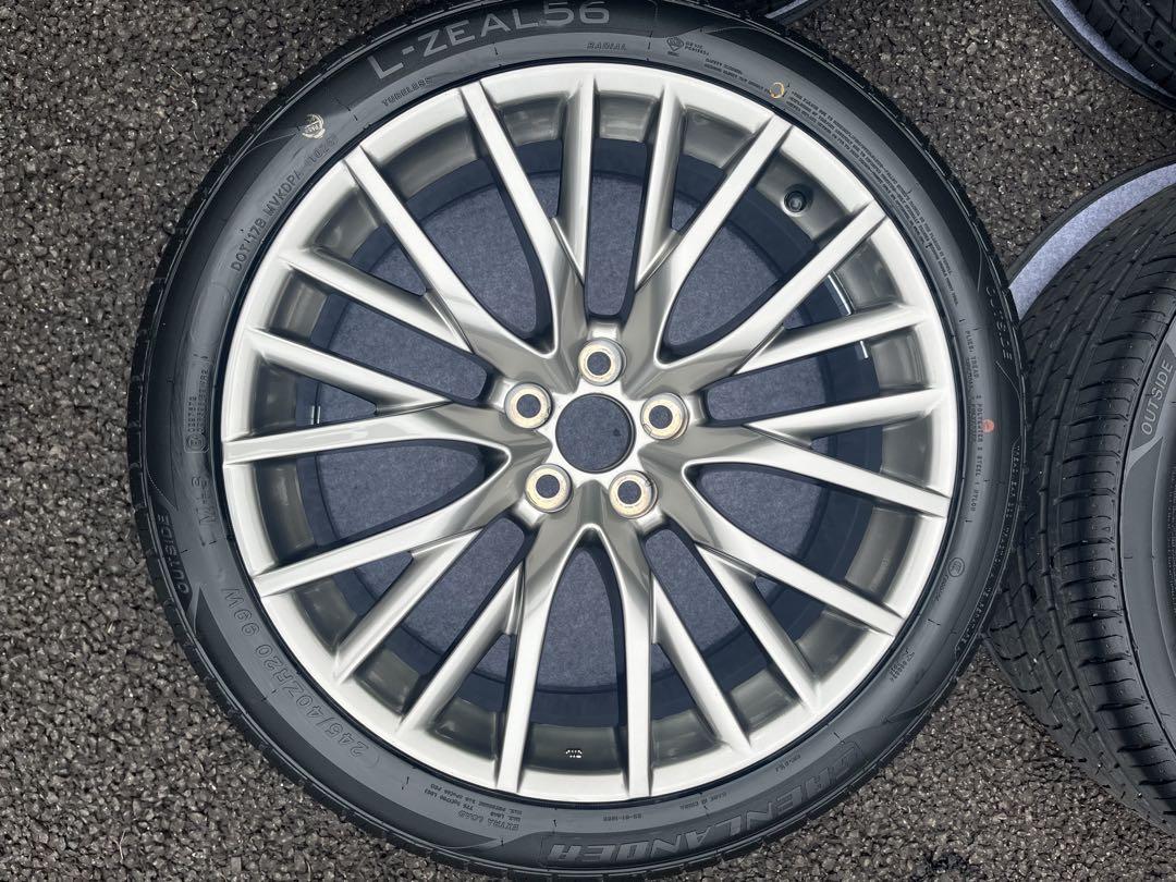 竜！【美品】レクサスRX風 20インチ社外ホイール タイヤ付き4本セット