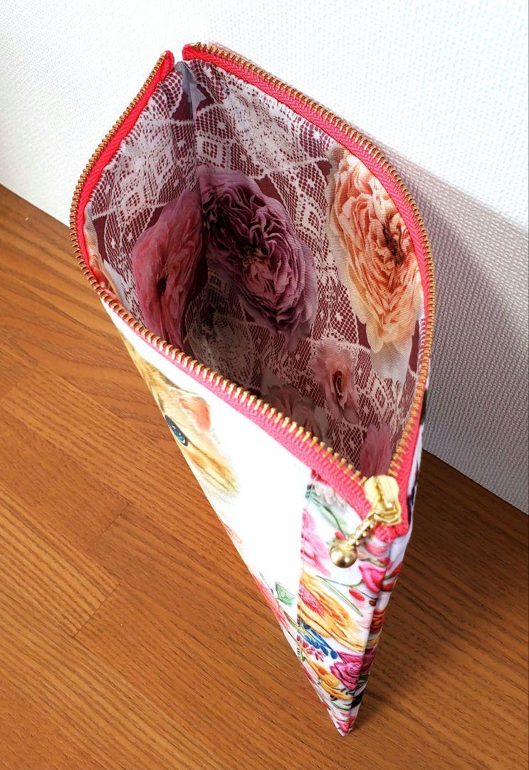 ゆきちゃん様　ご依頼品　　猫ちゃんパネル生地　ハンドメイド　トートバック