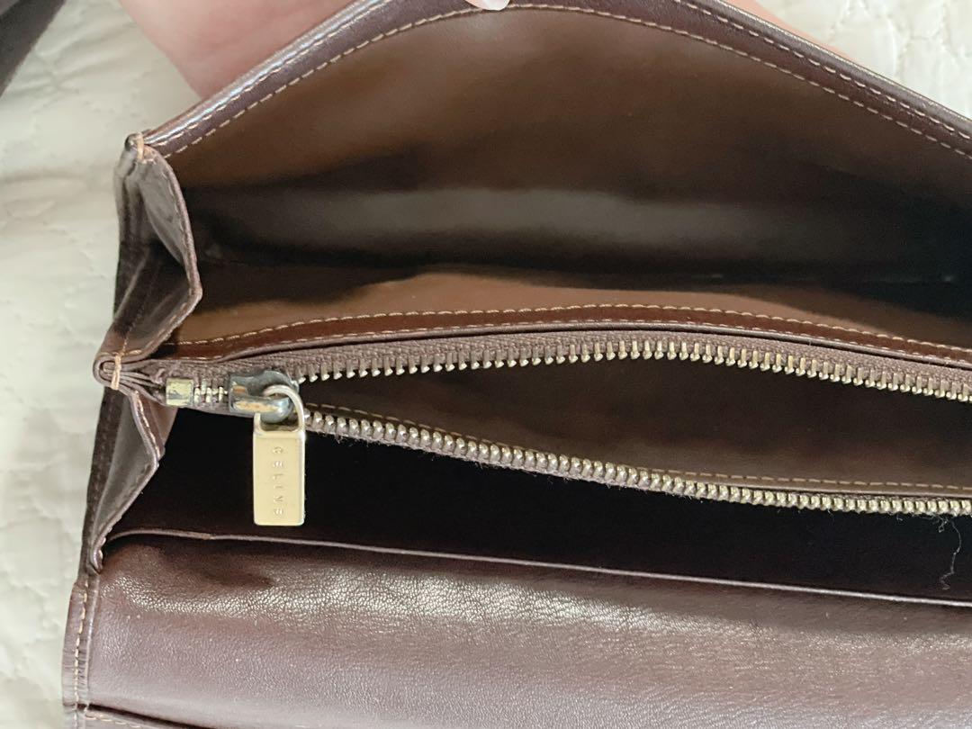 Celine ロゴ柄 長財布