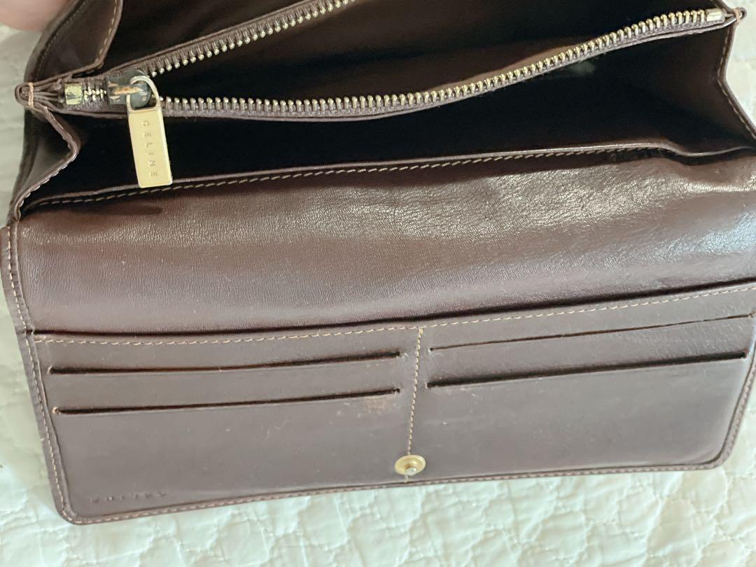 Celine ロゴ柄 長財布