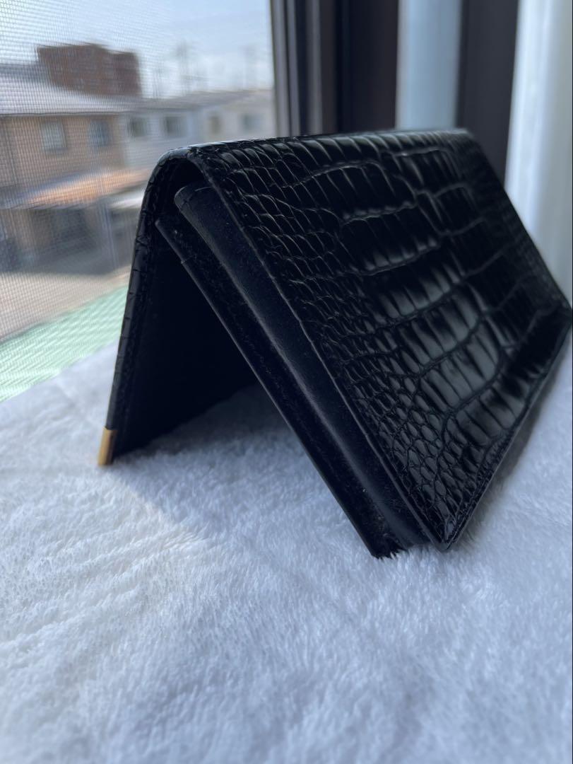 ダンヒルクロコダイル長財布！k18金具！750！豪華！100万円