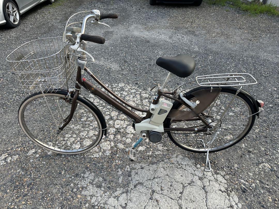パナソニック電動アシスト自転車 ブラウン