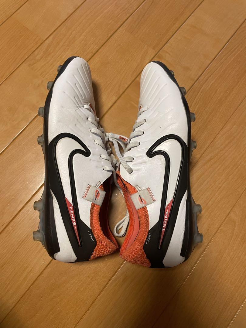 Nike ティエンポ エリートACG 白/オレンジ/黒25.5cm