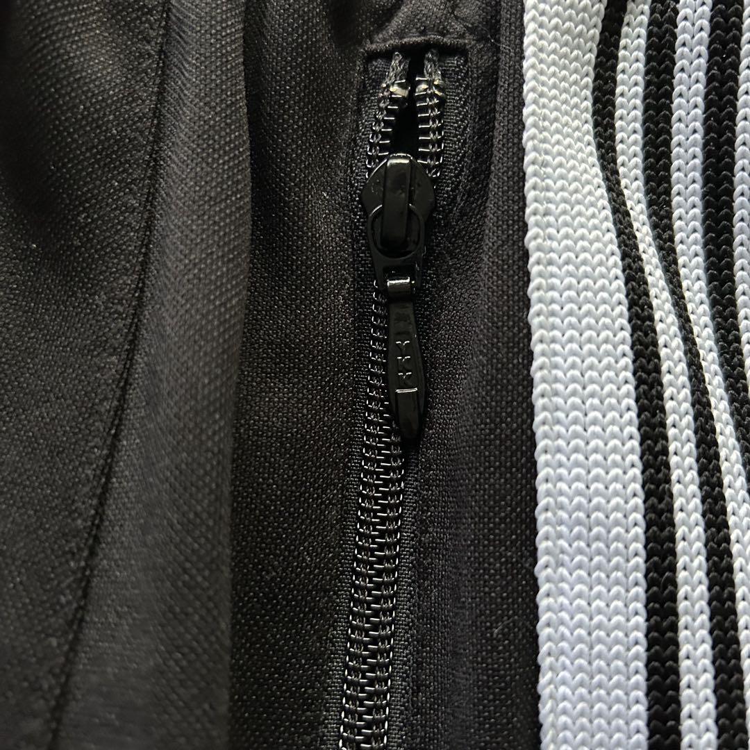 ニードルス　needles トラックパンツ　ヒザデル　黒×白