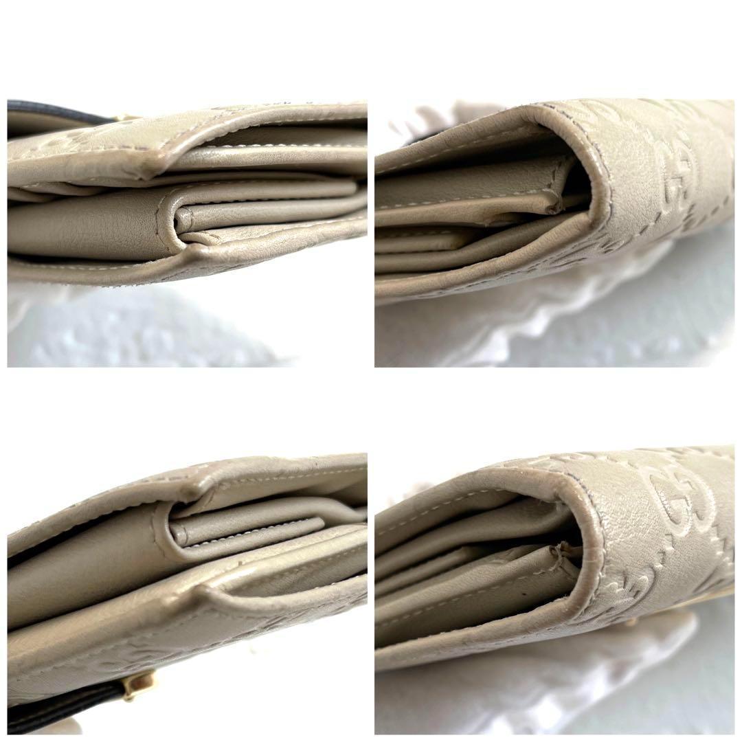 現品発送 レア 箱付 GUCCI 長財布 グッチシマ GG柄 正規品 収納力抜群 高級 【3017659126】(16054円)