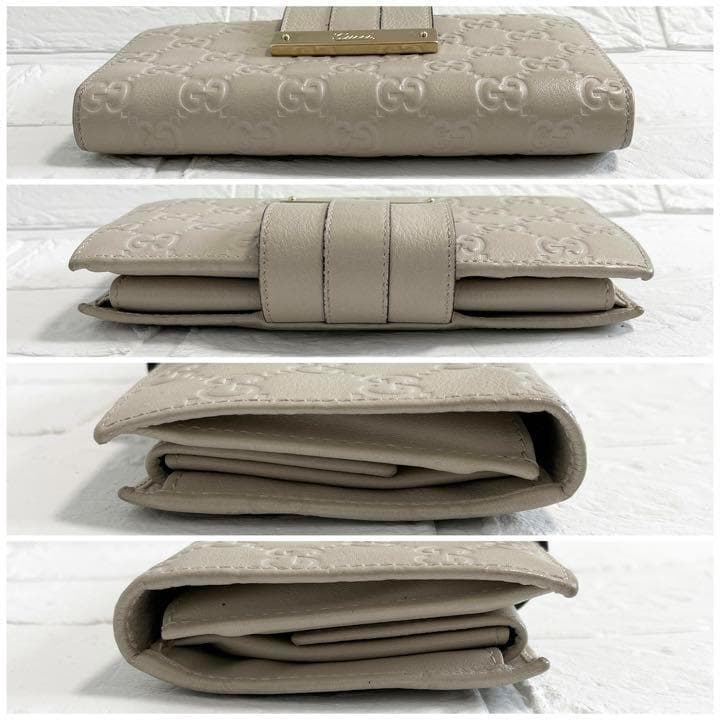 現品発送 レア 箱付 GUCCI 長財布 グッチシマ GG柄 正規品 収納力抜群 高級 【3017659126】(16054円)