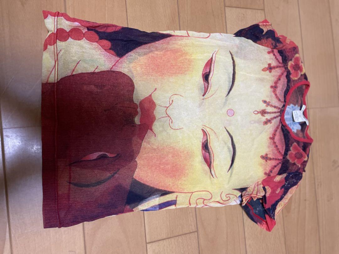 Vivienne Tam アートプリント ノースリーブ ネットTシャツ Sサイズ
