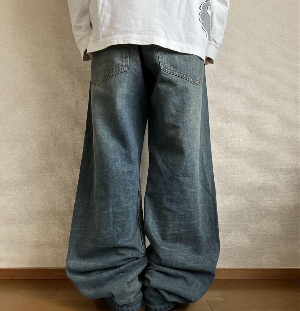 USA規格 超極太 00s X-LARGE ヘビーオンス バギースケーターデニム