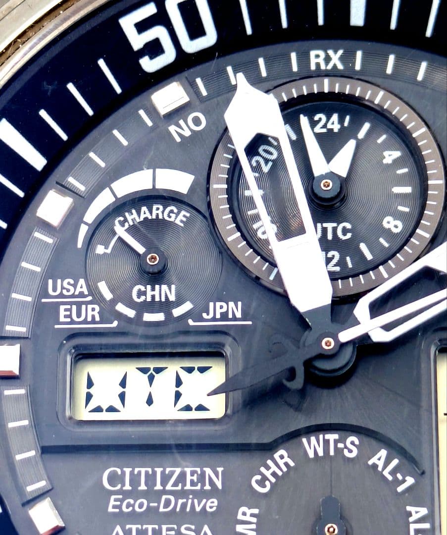 【MECS250146】CITIZEN ATTESA エコドライブ 腕時計