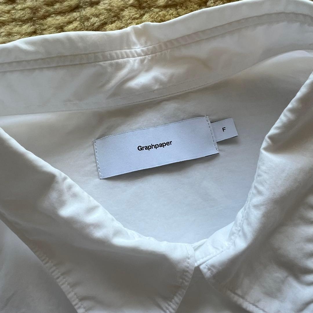 定価28,600円 Graphpaper オーバーサイズ レギュラーカラーシャツ