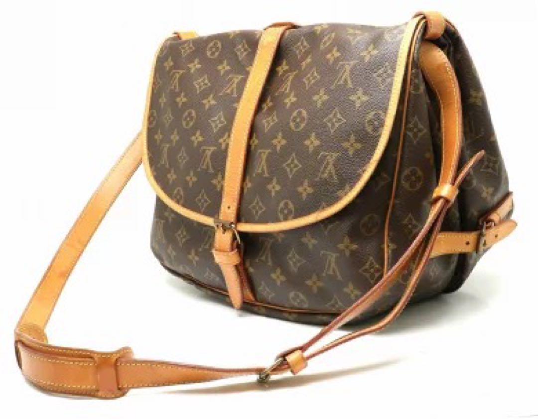 LOUIS VUITTON モノグラム ソミュール35 ショルダーバッグ LOUIS VUITTON モノグラム ソミュール35 ショルダーバッグ
