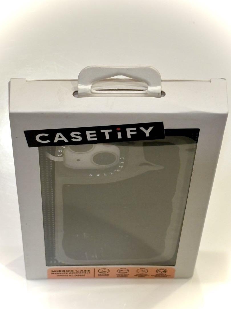CASETiFY ミラーケース 黒ケースティファイiphone 15 新品未使用