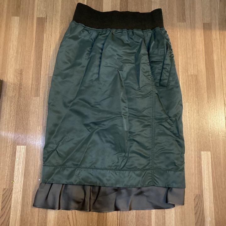 sacai サカイ ミリタリースカート 日本製-