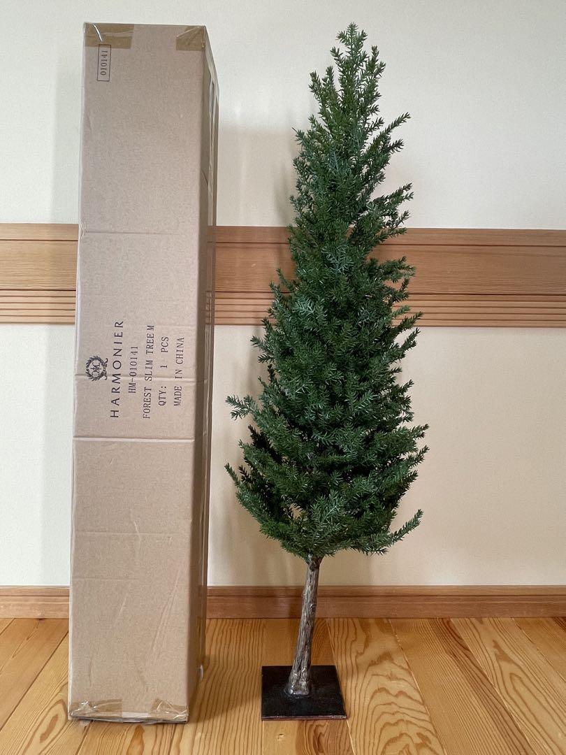 2022スリムクリスマスツリーセット100cm/ジョイインザフォレスト