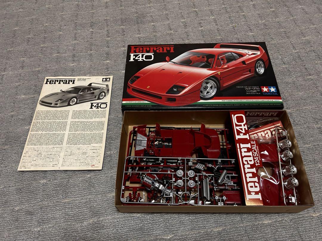 TAMIYA Ferrari F40 1/24 スケール プラモデル【作りかけ】買う
