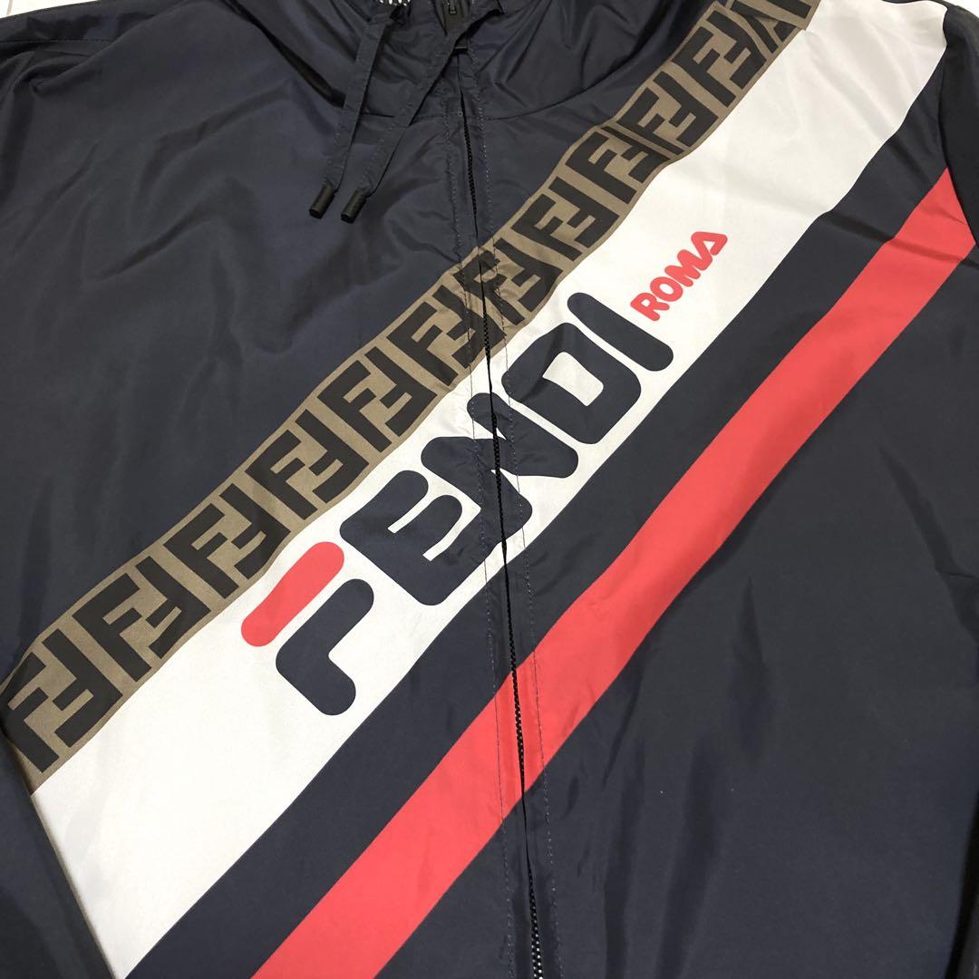 希少 FENDI FILA ナイロンジャケット マニア MANIA ブルゾン
