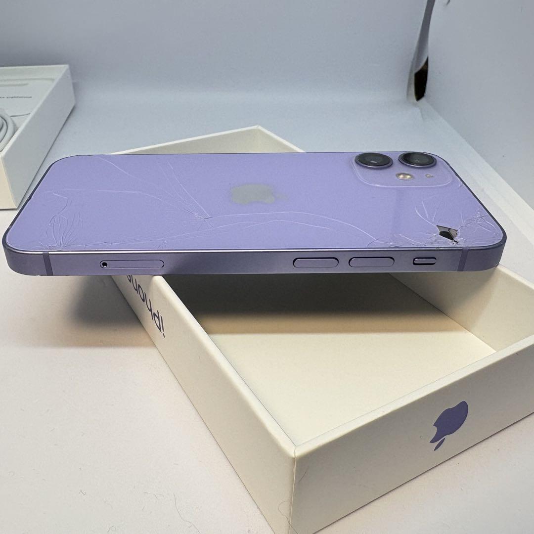 ★ SIMフリー・箱付★iPhone12mini 256GB 本体 パープル