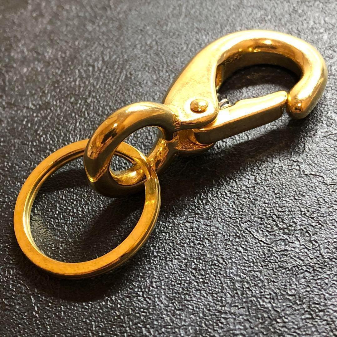 tettetsuo　真鍮　スナップフックA　キーリング　キーホルダー✖️10