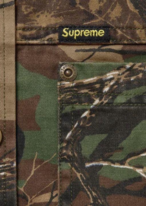 SUPREMEワークシャツ2022FW【Ｌ】シュプリーム