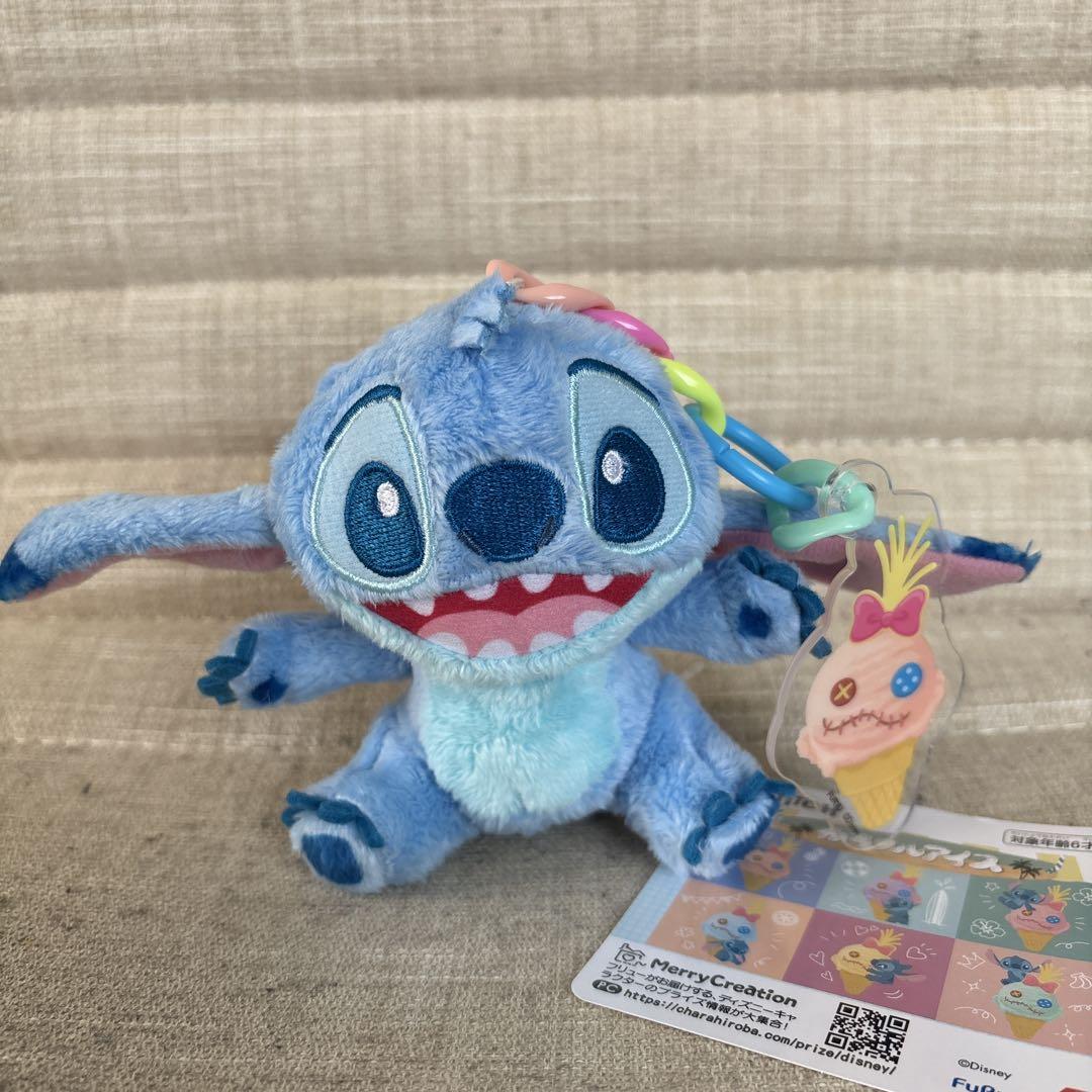 スティッチ ラウンドワン限定 カラフルアイス アクリルチャーム