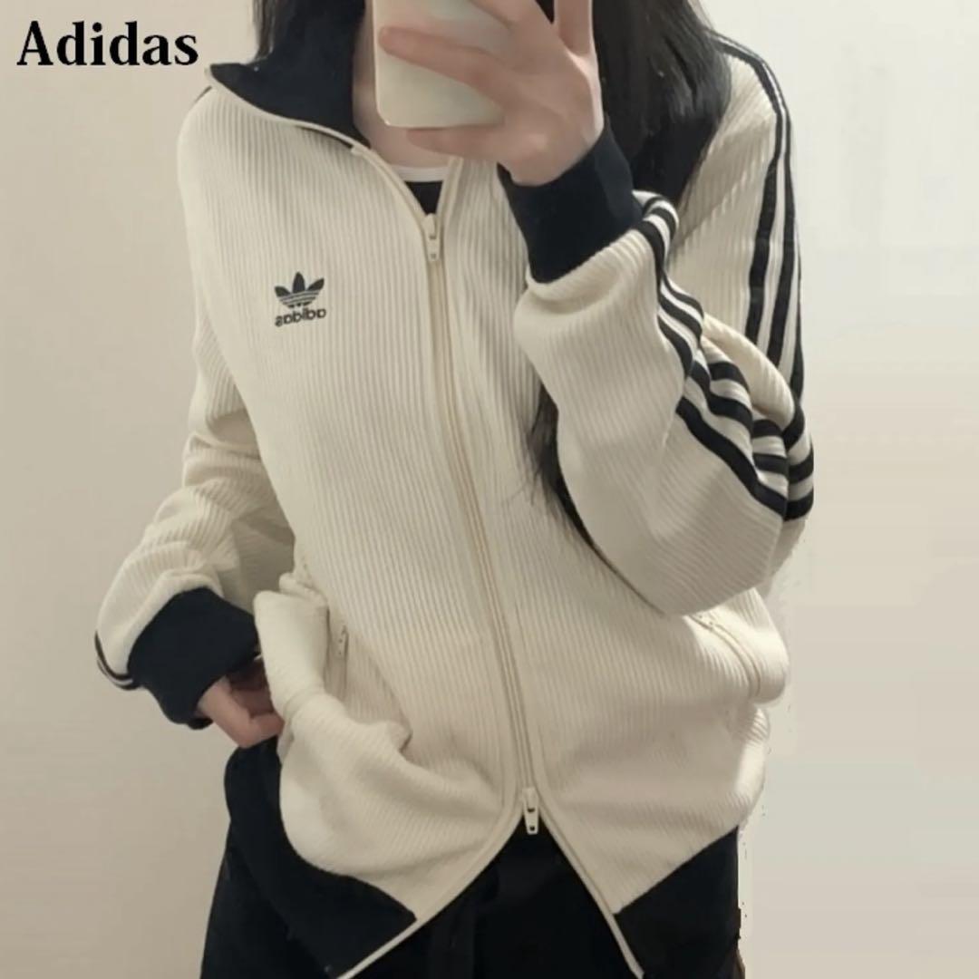 adidasワッフル ベッケンバウアー トラックジャケット XLサイズ 新品】adidasワッフル ベッケンバウアー トラックジャケット XL