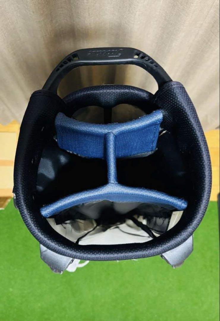 Titleist ゴルフキャディバッグ ホワイト/ネイビー