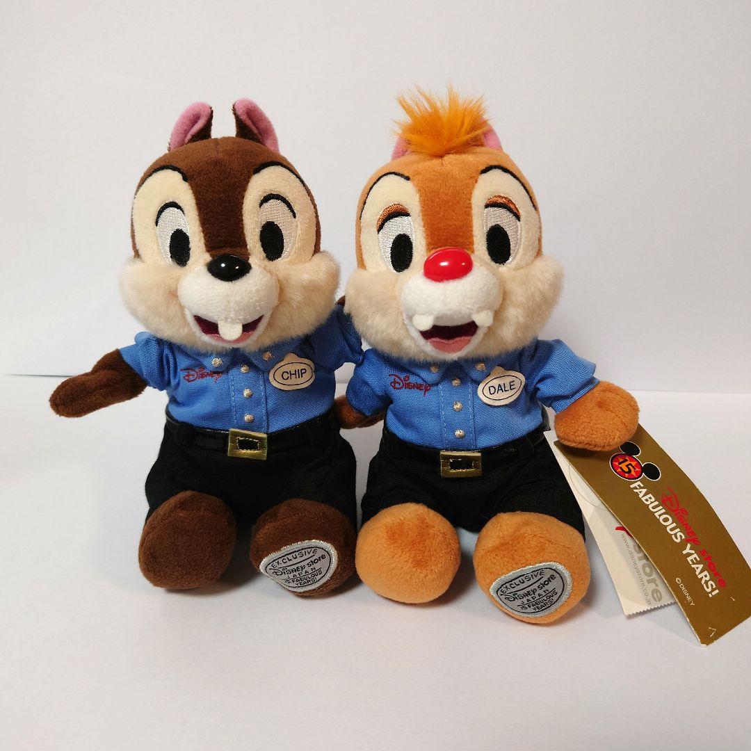 チップデールぬいぐるみ ディズニーストア15周年　キャラクターぬいぐるみ