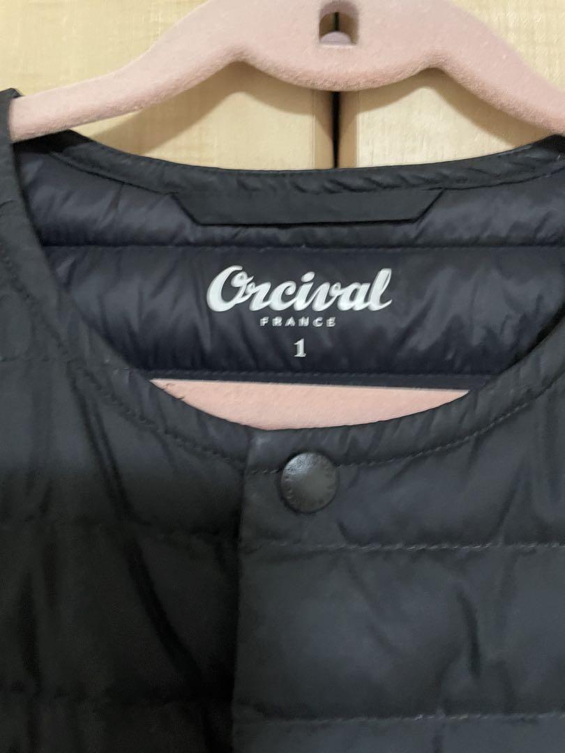 ORCIVAL インナーダウン　ブラック　サイズ1 ORCIVAL インナーダウン ブラック サイズ1オンライン ストア