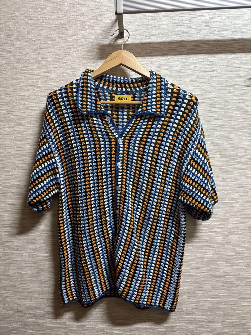 トップス Golf Wang Crochet Camp Shirt