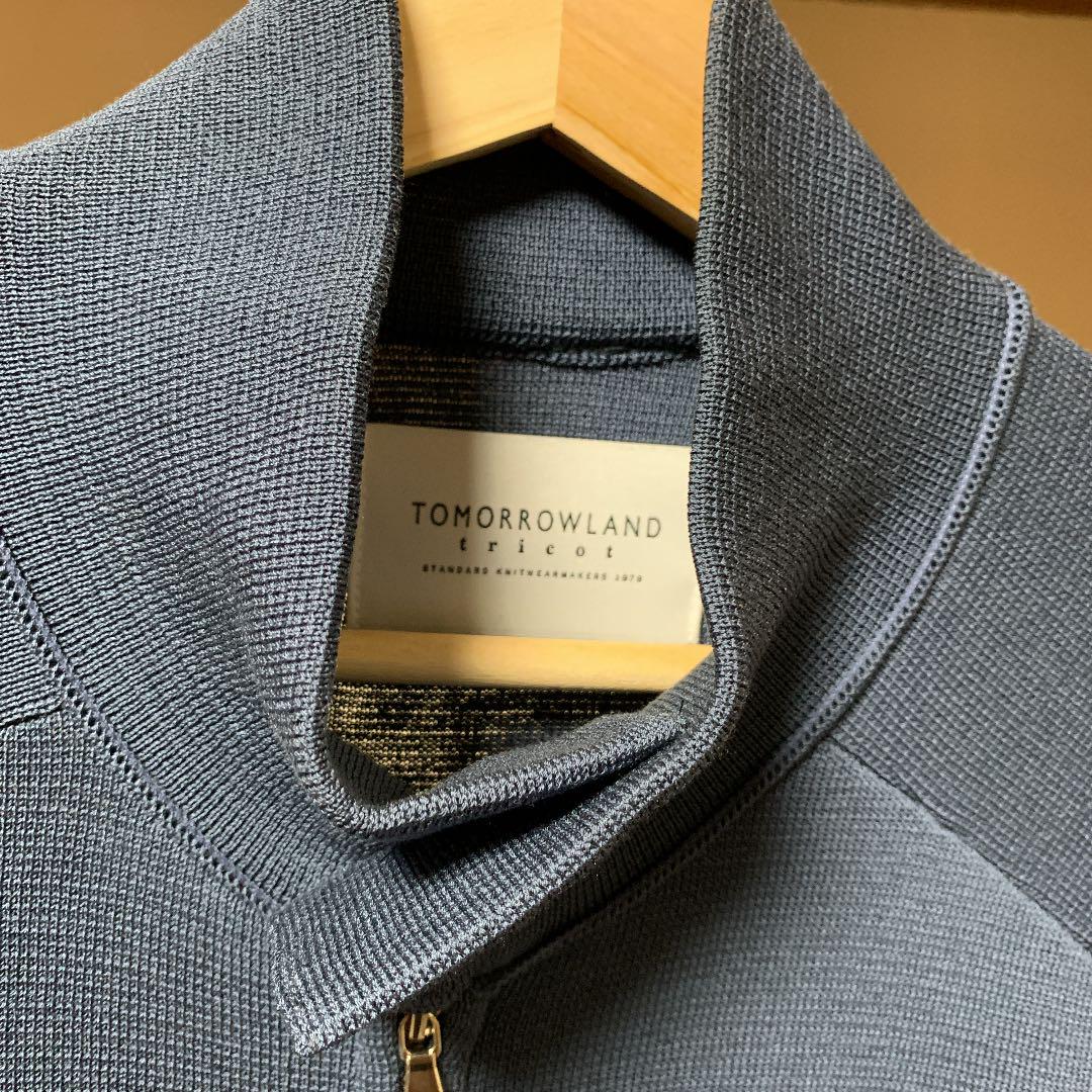 TOMORROWLAND シルクニットブルゾン ox8wk-m31685027623 特価安い