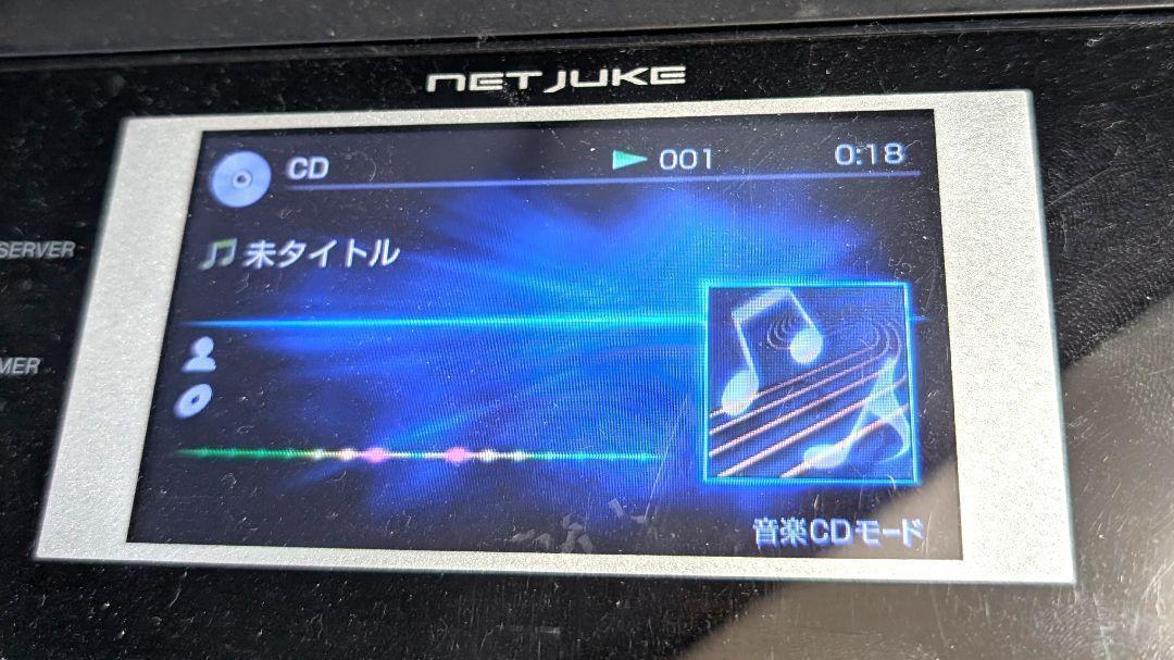 リモコン付　SONYソニー HDD搭載コンポ ネットジューク NAS-M55HD