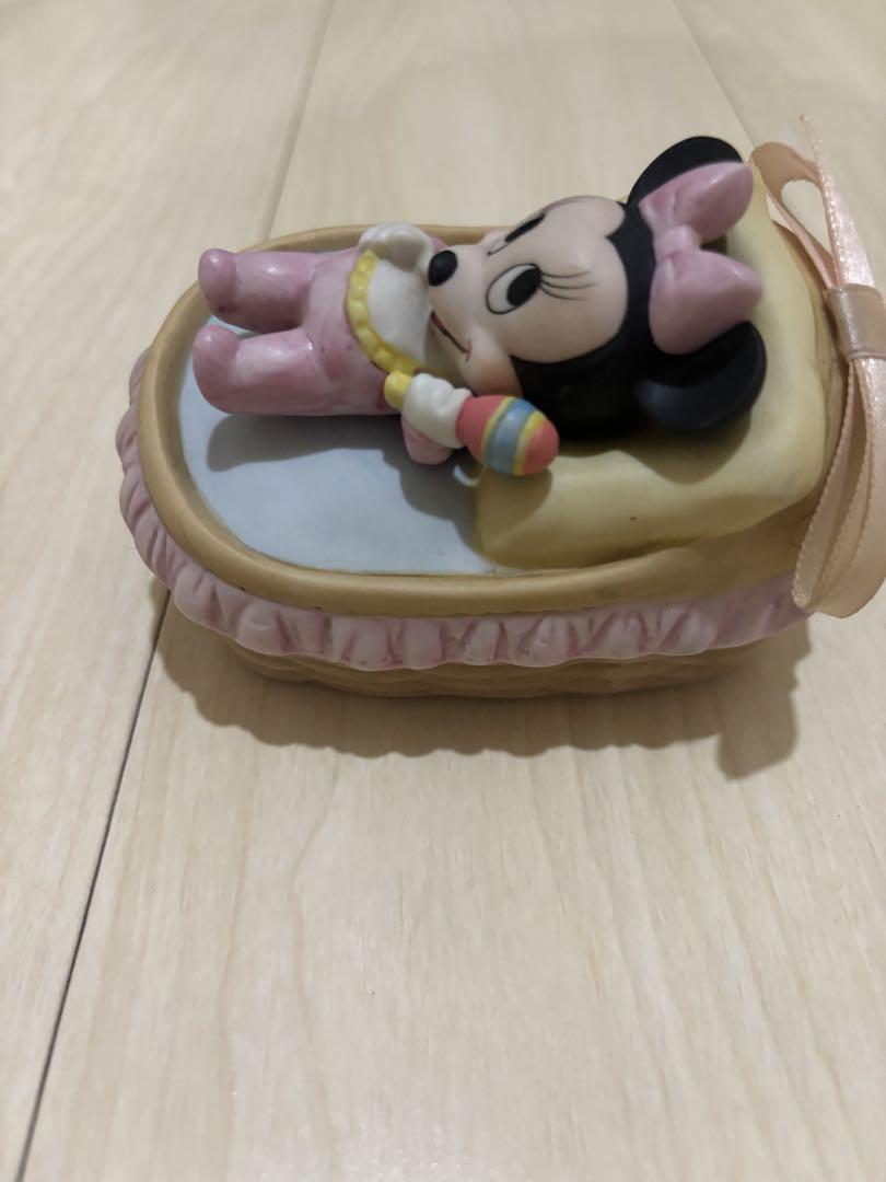Disneyディズニー ベビーミニーマウスフィギュア オルゴール