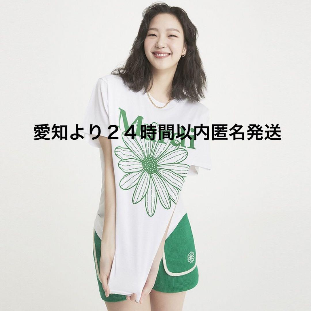 Mardi Mercredi マルディメクルディ TシャツWHITE GREEN - メルカリ