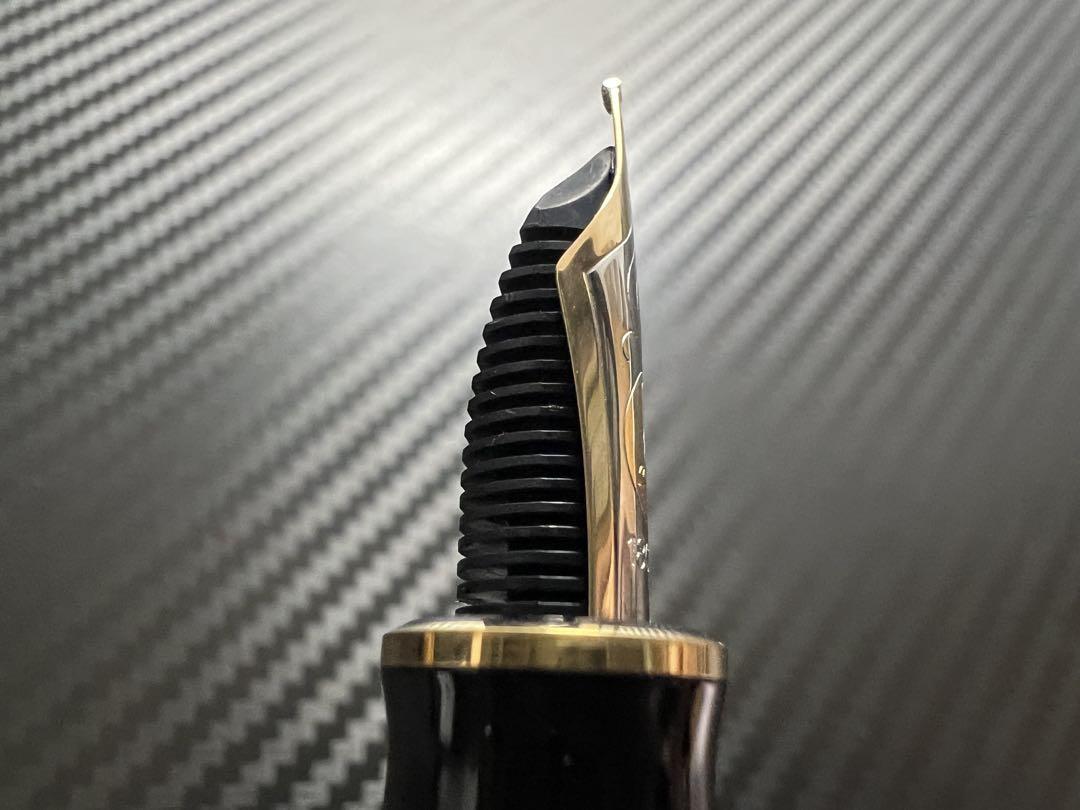 ペリカン スーベレーン M800 万年筆 赤縞 ボルドー B 太字