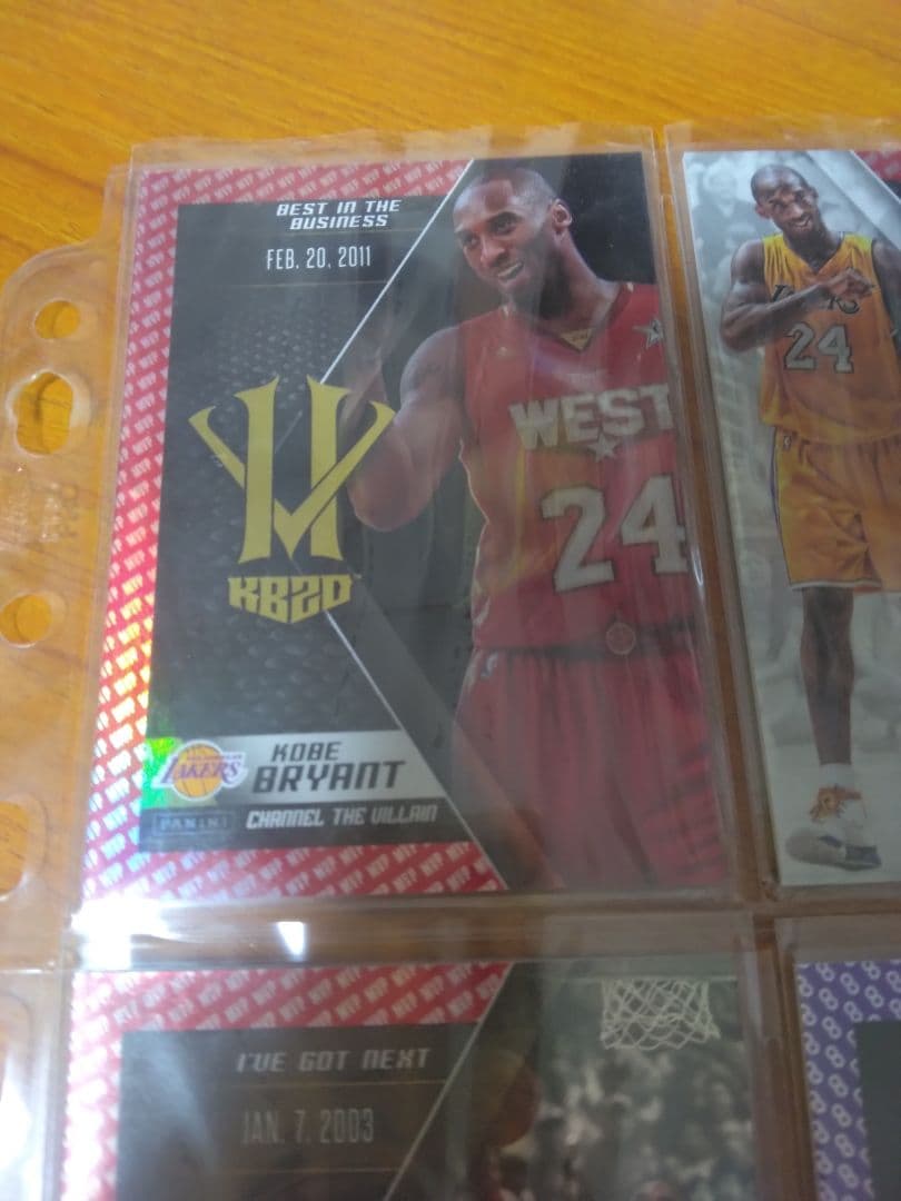 NBA コービー・ブライアント トレーディングカード9枚セット NBA コービー・ブライアント トレーディングカード9枚セット