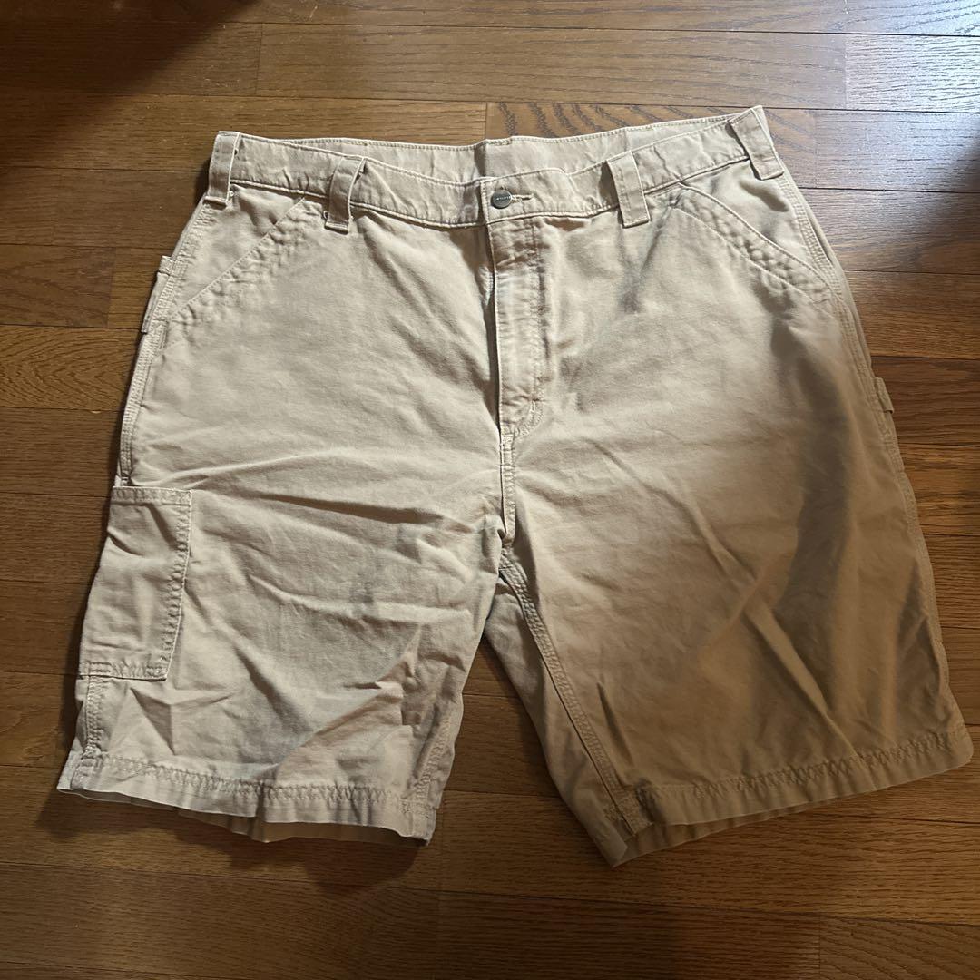 Carhartt ベージュ ショートパンツ 40 古着パンツ