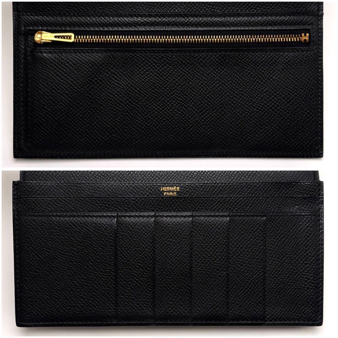 1点限り‼️HERMES べアン スフレ 長財布 ゴールド金具 黒 ブラック 1点限り‼️HERMES べアン スフレ 長財布 ゴールド金具 黒 ブラック