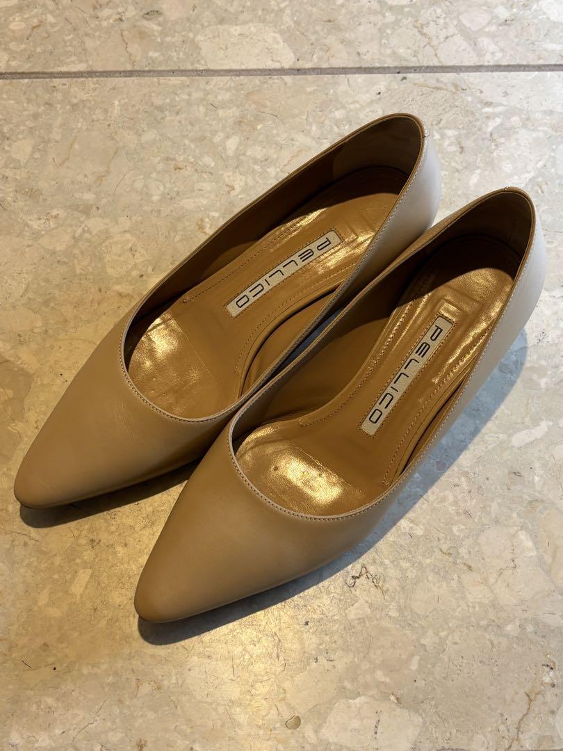 【美品✨】PELLICO ペリーコ パンプス ピンクベージュ 38