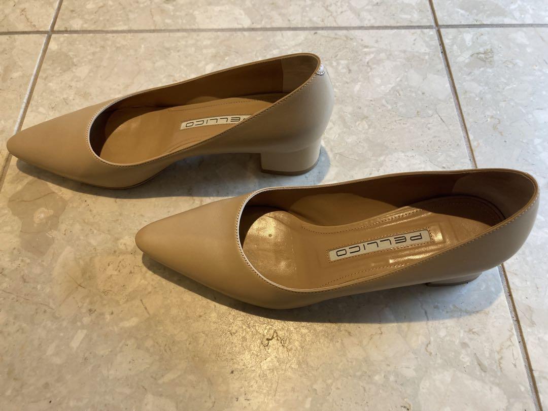 【美品✨】PELLICO ペリーコ パンプス ピンクベージュ 38