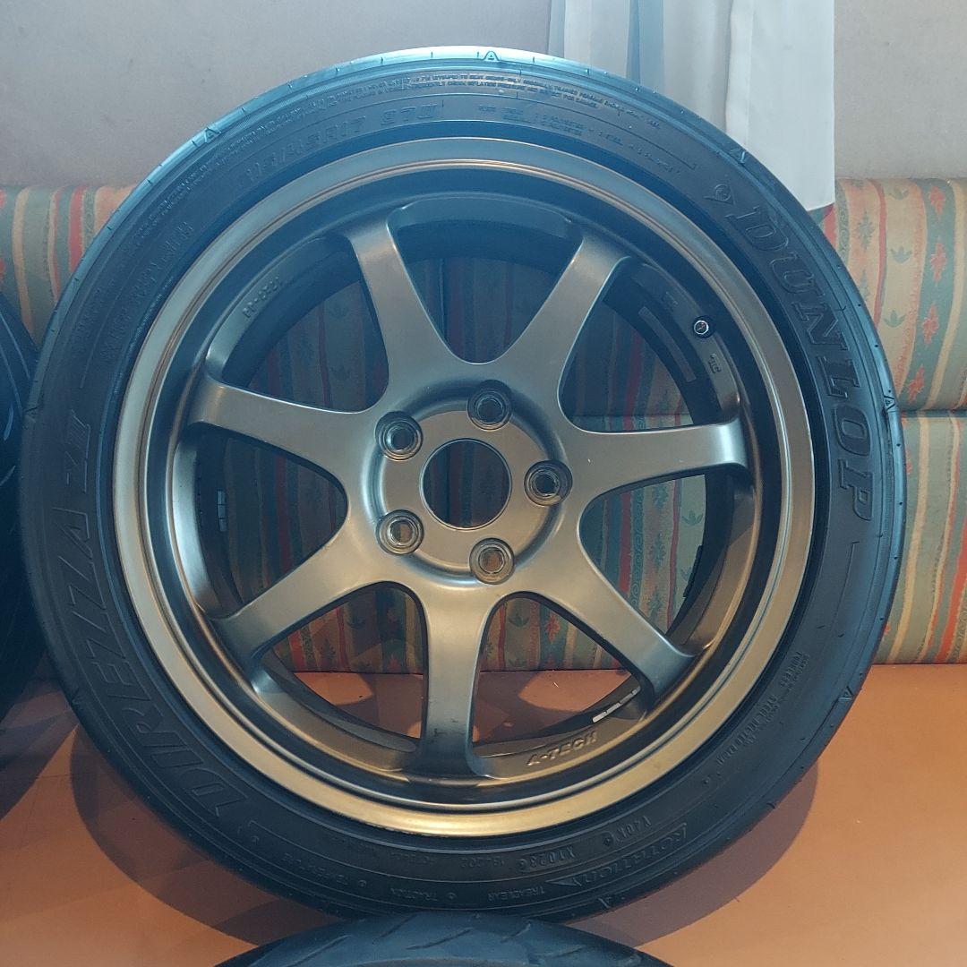 A-TECK TE35 ブロンズ　ホイールグリップタイヤセット！　TE37