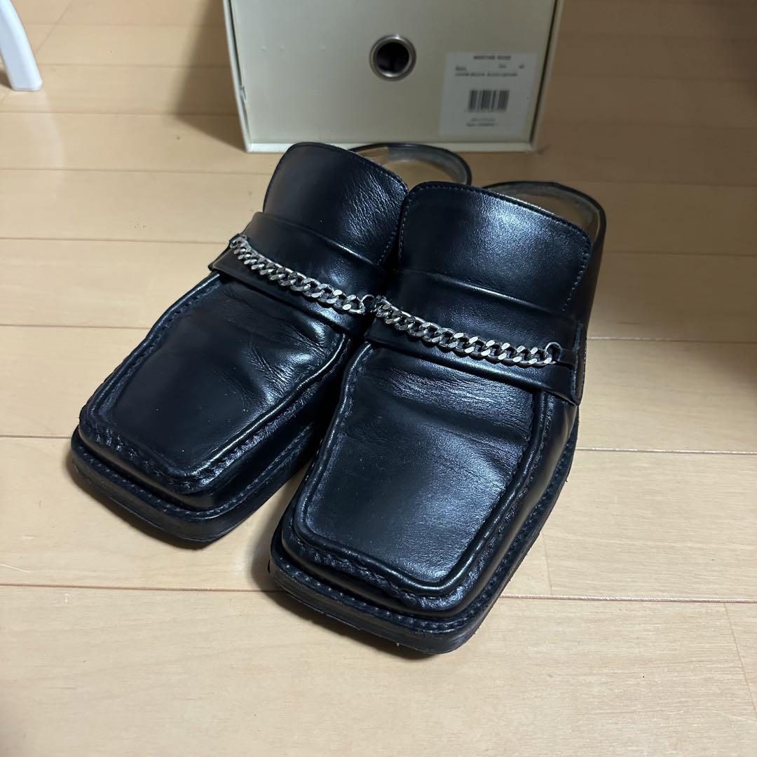Martine Rose レザーローファー ミュール 40 裏張り済み