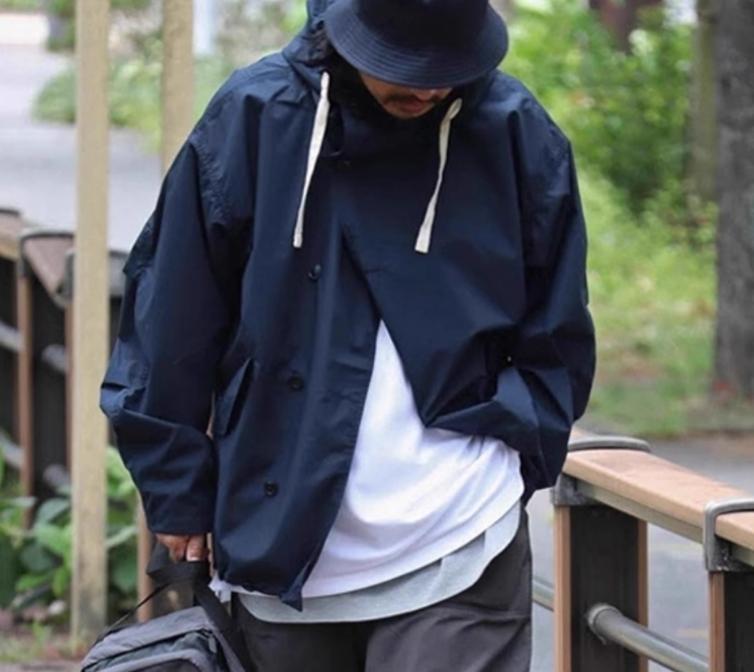NANAMICA HOODED JACKET 23AW ネイビー