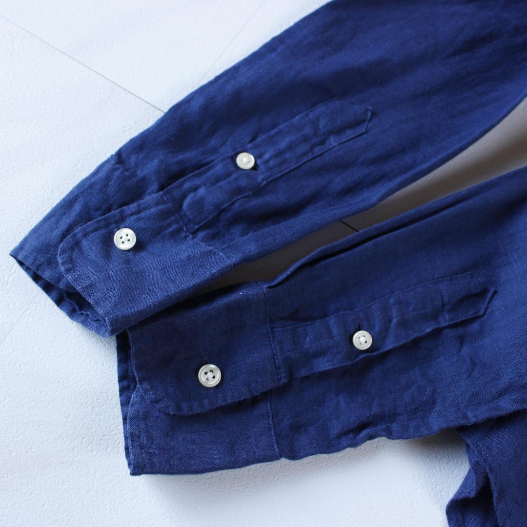 RALPH LAUREN クラシックフィット リネンシャツ M ポニー刺繡