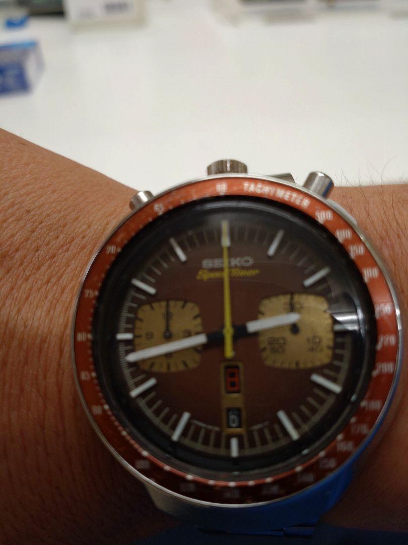 SEIKO スピードタイマー　茶馬　ツノクロノ セイコースピードタイマー 茶馬 ツノクロノ絶好調 整備済品 未
