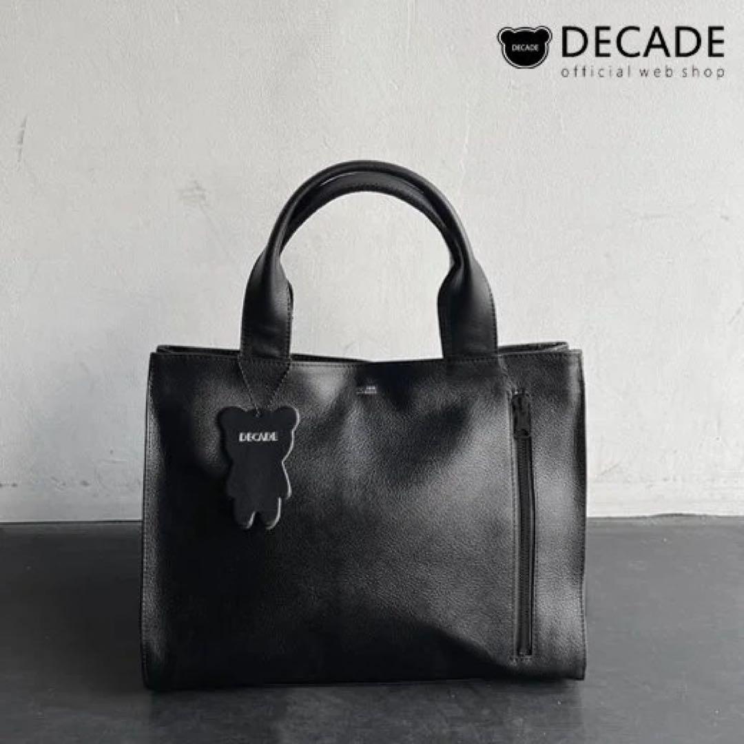 新品未使用★DECADE★防水加工★レザートートバック★A4可